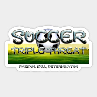 Soccer Triple Sticker